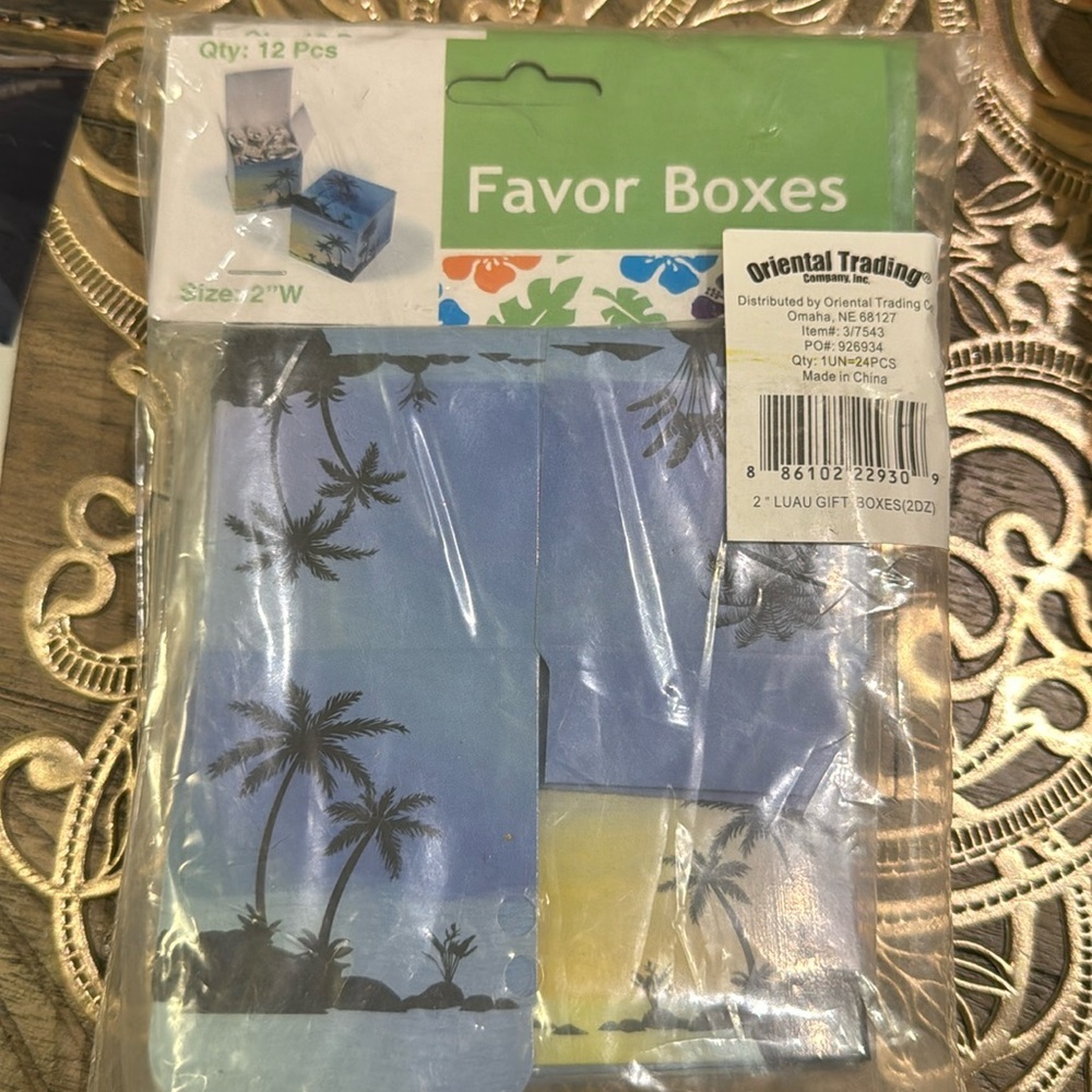 Favor boxes‎ pack of 2
